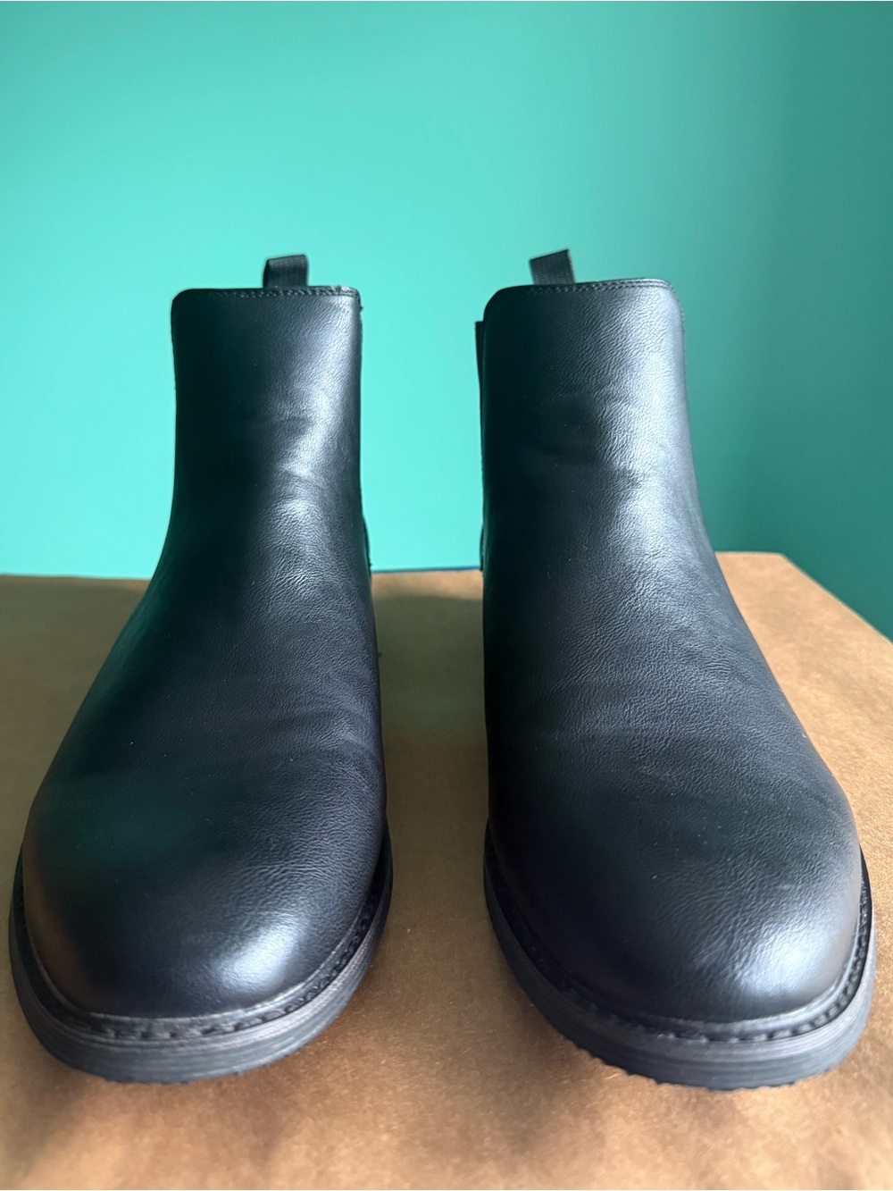 Aldo Men’s US 11 Black Synthetic Chelsea Boots
